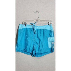 Old Navy Blue Two-Tone Swim Shorts